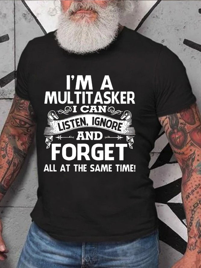I Am A Multitasker Print Men Slogan - Adult & Kids T-Shirts, Sweatshirts & Hoodies apparel design preview 4