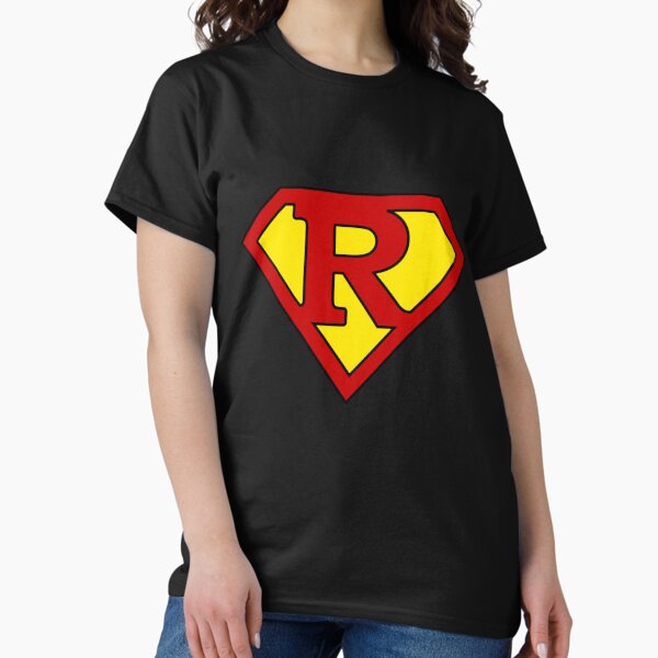 Superhero Symbol Letter R - Adult & Kids T-Shirts, Sweatshirts & Hoodies apparel design preview 1