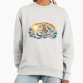 Rainbow Sky Adventure Shiba Inu - Adult & Kids T-Shirts, Sweatshirts & Hoodies apparel design preview 1