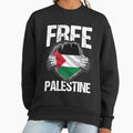 Free Palestine Save Gaza Palestinian Flag Support - Adult & Kids T-Shirts, Sweatshirts & Hoodies apparel design preview 1