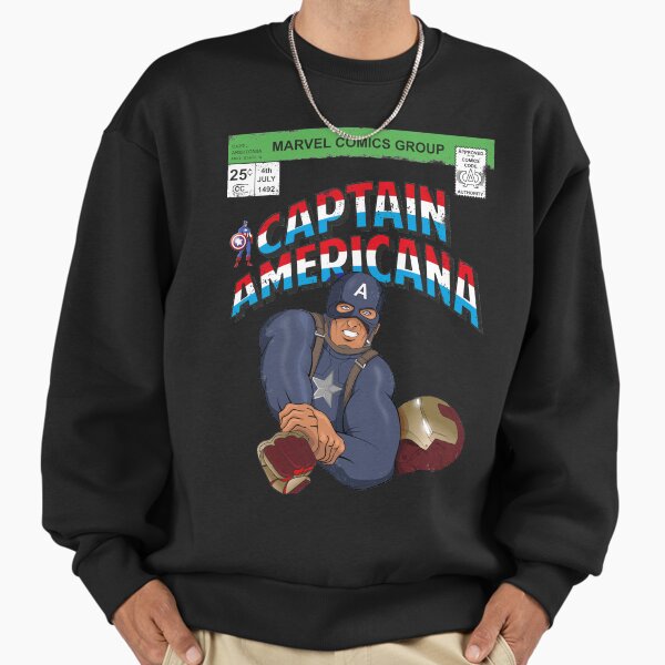 CAPTAIN AMERICANA - Adult & Kids T-Shirts, Sweatshirts & Hoodies apparel design preview 1