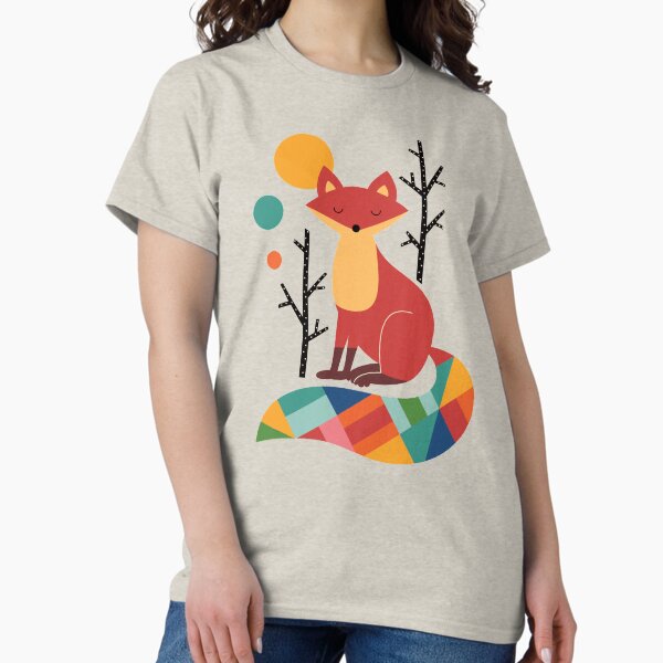 Rainbow Fox - Adult & Kids T-Shirts, Sweatshirts & Hoodies apparel design preview 1