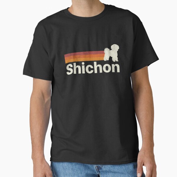 Shichon Dog Vintage Retro Pet Lover - Adult & Kids T-Shirts, Sweatshirts & Hoodies apparel design preview 1