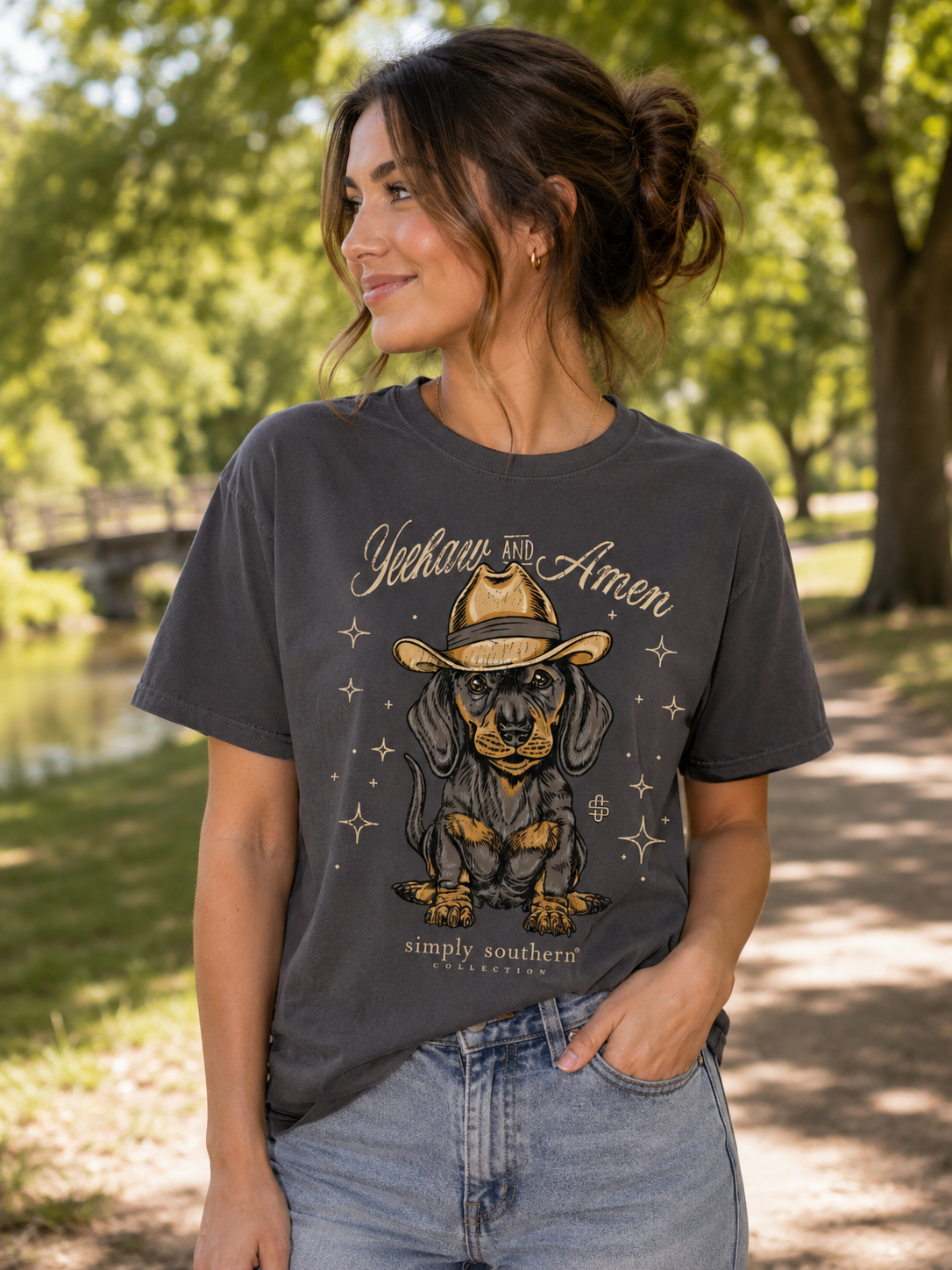 Simply Southern Amen Dog Thunder - Adult & Kids T-Shirts, Sweatshirts & Hoodies apparel design preview 1