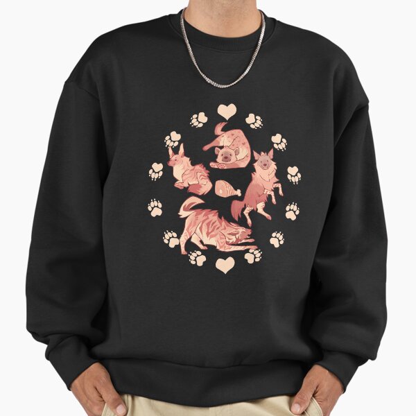 Hyenas in creamy orange - Adult & Kids T-Shirts, Sweatshirts & Hoodies apparel design preview 1
