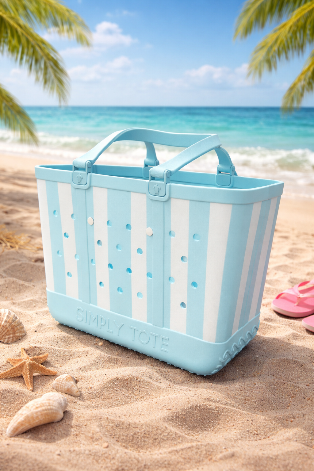 Simply Southern Stripe Beach Waterproof Washable - Adult & Kids T-Shirts, Sweatshirts & Hoodies apparel design preview 2