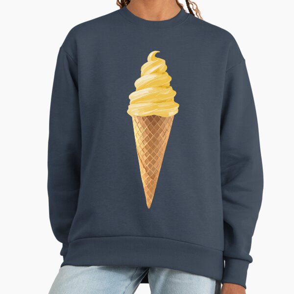 Yellow Lemon Soft Serve Ice Cream Cone - Adult & Kids T-Shirts, Sweatshirts & Hoodies apparel design preview 1