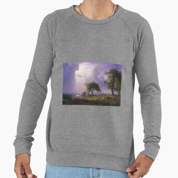 California Spring Albert Bierstadt Lightweight - Adult & Kids T-Shirts, Sweatshirts & Hoodies apparel design preview 1