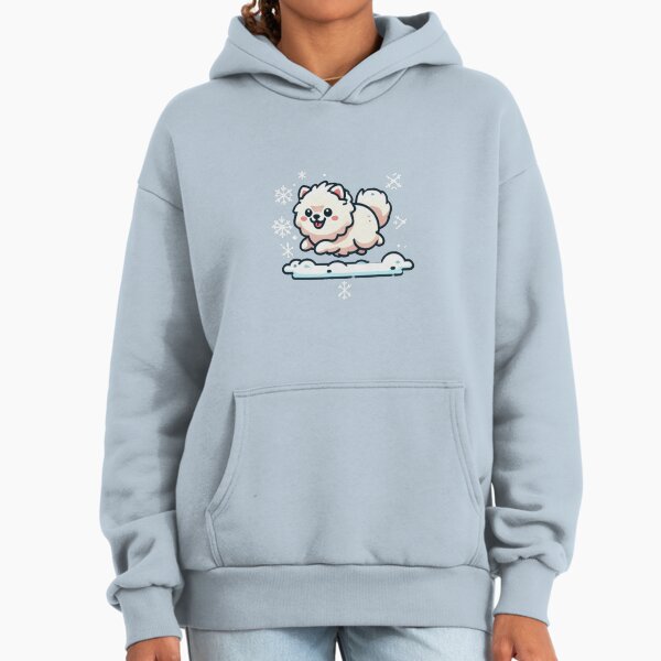 Cute Pomeranian Cartoon Style - Adult & Kids T-Shirts, Sweatshirts & Hoodies apparel design preview 1