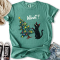 Black Cat What - Adult & Kids T-Shirts, Sweatshirts & Hoodies apparel design preview 1