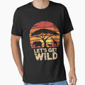 Zoo Animals Wildlife Birthday Party Let's Get Wild - Adult & Kids T-Shirts, Sweatshirts & Hoodies apparel design preview 1