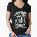 Occupational Therapist Physical Gift Fitted V-Neck - Adult & Kids T-Shirts, Sweatshirts & Hoodies apparel design preview 1