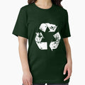 Recycle (Distressed White) - Adult & Kids T-Shirts, Sweatshirts & Hoodies apparel design preview 1