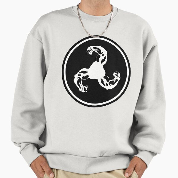 Bicep Logo (White on Black Disc) - Adult & Kids T-Shirts, Sweatshirts & Hoodies apparel design preview 1