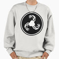 Bicep Logo (White on Black Disc) - Adult & Kids T-Shirts, Sweatshirts & Hoodies apparel design preview 1