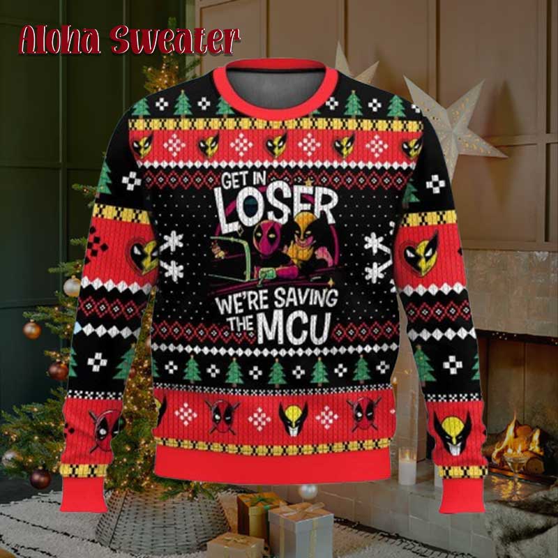 Do I Look Like I Care Deadpool Ugly Christmas Sweater product image 3