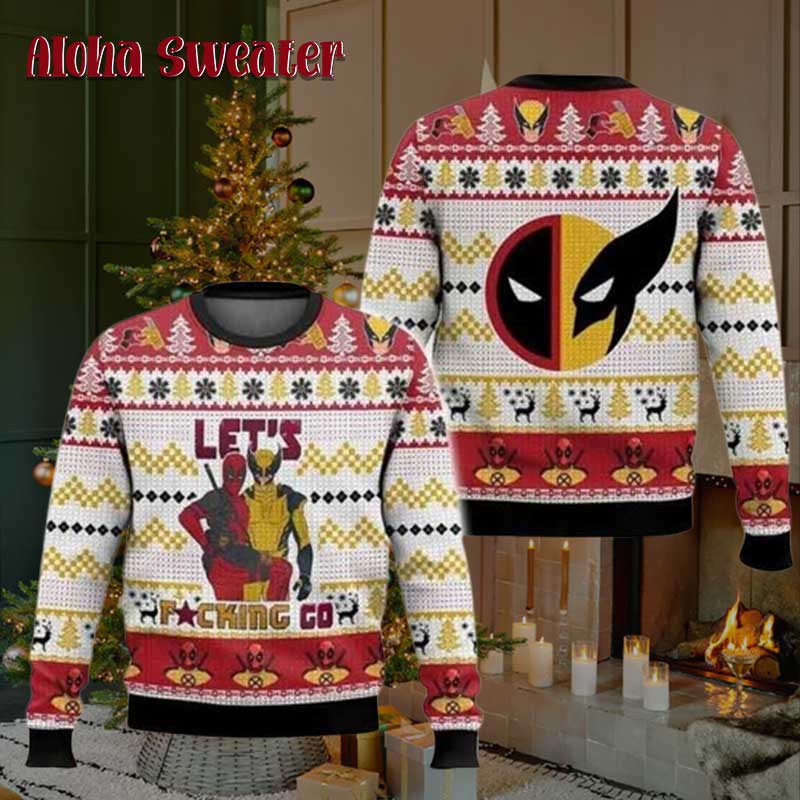 Do I Look Like I Care Deadpool Ugly Christmas Sweater product image 2