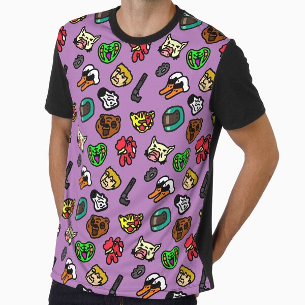 Hotline Miami Pattern Graphic - Adult & Kids T-Shirts, Sweatshirts & Hoodies apparel design preview 1