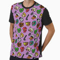 Hotline Miami Pattern Graphic - Adult & Kids T-Shirts, Sweatshirts & Hoodies apparel design preview 1