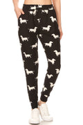 Dog Print Soft Lounge Jogger Pants - Adult & Kids T-Shirts, Sweatshirts & Hoodies apparel design preview 1