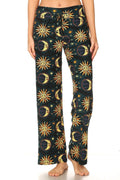 Sun Moon Print Comfortable Soft Lounge Pajama Pants - Adult & Kids T-Shirts, Sweatshirts & Hoodies apparel design preview 1