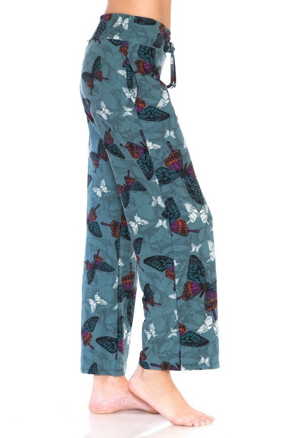 Butterfly Print Comfortable Soft Lounge Pajama Pants - Adult & Kids T-Shirts, Sweatshirts & Hoodies apparel design preview 1
