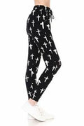 Cross Print Soft Lounge Jogger Pants - Adult & Kids T-Shirts, Sweatshirts & Hoodies apparel design preview 1