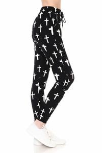 Cross Print Soft Lounge Jogger Pants - Adult & Kids T-Shirts, Sweatshirts & Hoodies apparel design preview 1