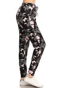 Floral Butterfly Print Soft Lounge Jogger Pants - Adult & Kids T-Shirts, Sweatshirts & Hoodies apparel design preview 1