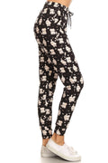 White Cat Print Soft Lounge Jogger Pants - Adult & Kids T-Shirts, Sweatshirts & Hoodies apparel design preview 1