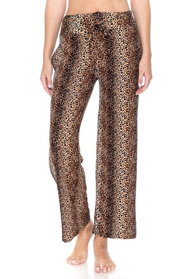 Cheetah Print Soft Lounge Pajama Pants - Adult & Kids T-Shirts, Sweatshirts & Hoodies apparel design preview 1