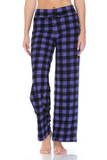 Purple Black Checkered Comfortable Soft Lounge Pajama - Adult & Kids T-Shirts, Sweatshirts & Hoodies apparel design preview 1