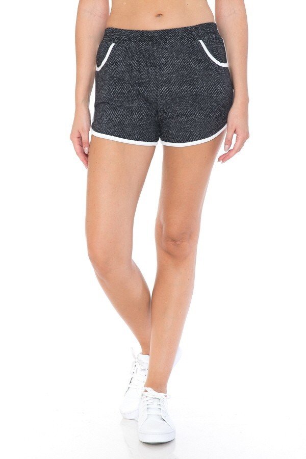 Gray Print Soft Lounge Shorts - Adult & Kids T-Shirts, Sweatshirts & Hoodies apparel design preview 1