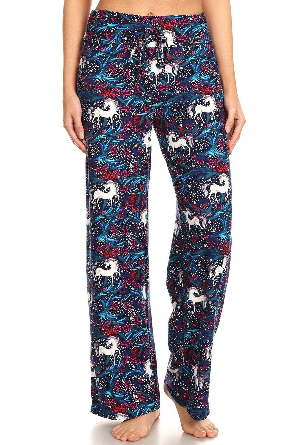 Abstract Unicorn Print Comfortable Soft Lounge Pajama - Adult & Kids T-Shirts, Sweatshirts & Hoodies apparel design preview 1