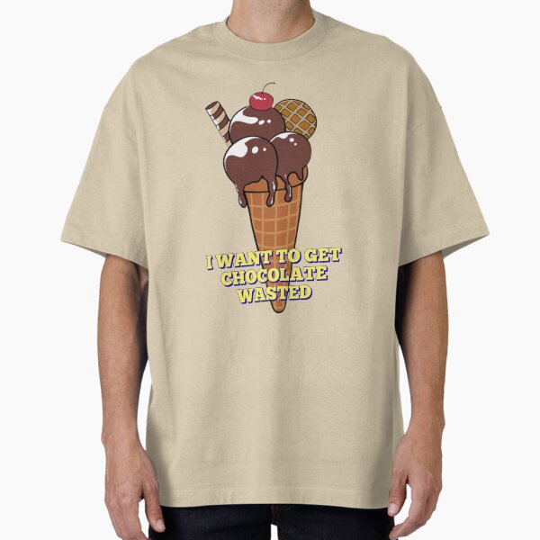 GROWN UPS CHOCOLATE WASTED - Adult & Kids T-Shirts, Sweatshirts & Hoodies apparel design preview 1