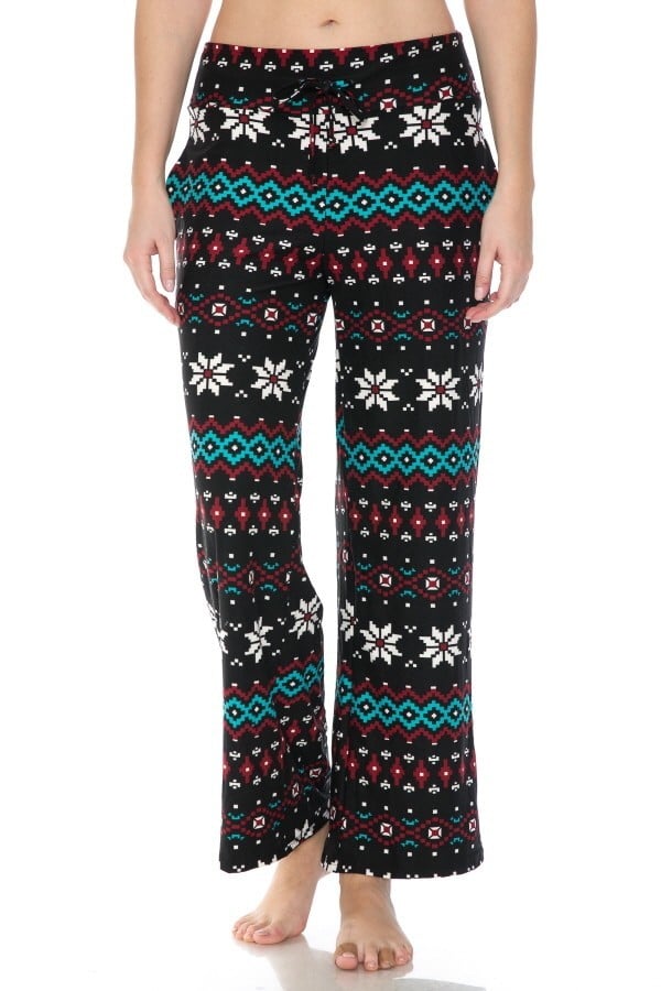Christmas Fair Isle Print Comfortable Soft Lounge - Adult & Kids T-Shirts, Sweatshirts & Hoodies apparel design preview 2