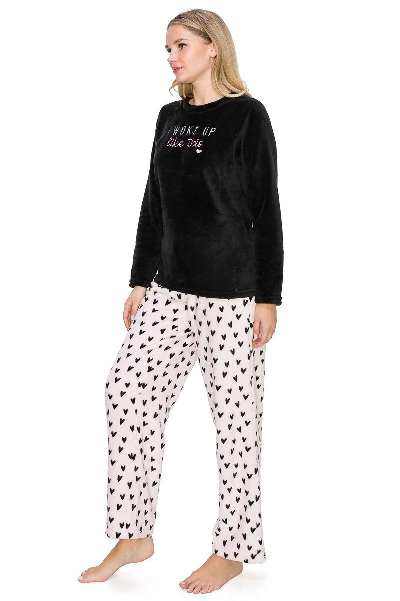 I Woke Up Like This Fuzzy Lounge Pajama Set Pants and - Adult & Kids T-Shirts, Sweatshirts & Hoodies apparel design preview 2