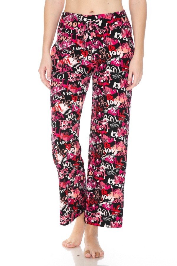 Love Print Comfortable Soft Lounge Pajama Pants - Adult & Kids T-Shirts, Sweatshirts & Hoodies apparel design preview 1