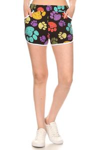 SALE Paw Print Soft Lounge Shorts - Adult & Kids T-Shirts, Sweatshirts & Hoodies apparel design preview 1