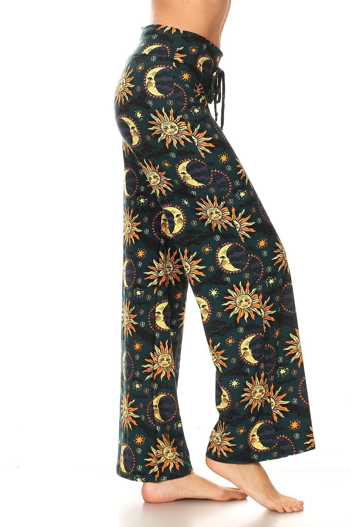 Sun Moon Print Comfortable Soft Lounge Pajama Pants - Adult & Kids T-Shirts, Sweatshirts & Hoodies apparel design preview 2