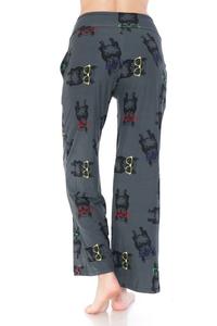 Dog with Glasses Print Soft Lounge Pajama Pants - Adult & Kids T-Shirts, Sweatshirts & Hoodies apparel design preview 2