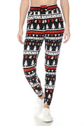 Christmas Tree Snowman Print Soft Lounge Jogger Pants - Adult & Kids T-Shirts, Sweatshirts & Hoodies apparel design preview 1