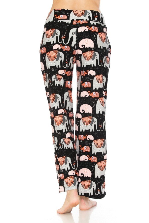 Elephant Heart Print Comfortable Soft Lounge Pajama - Adult & Kids T-Shirts, Sweatshirts & Hoodies apparel design preview 1