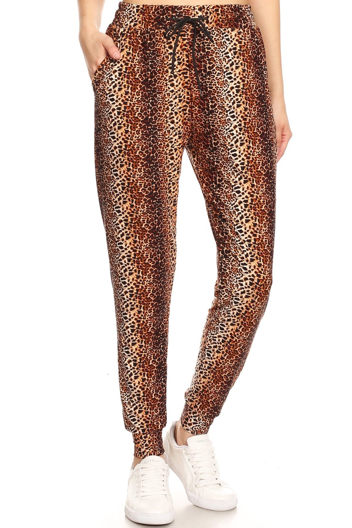 Leopard Print Soft Lounge Jogger Pants - Adult & Kids T-Shirts, Sweatshirts & Hoodies apparel design preview 1