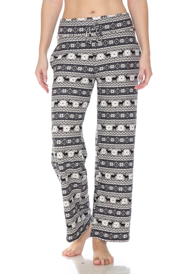 Christmas Black White Fair Isle Print Comfortable - Adult & Kids T-Shirts, Sweatshirts & Hoodies apparel design preview 2