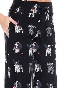 Dogs with Hearts Print Soft Lounge Pajama Pants - Adult & Kids T-Shirts, Sweatshirts & Hoodies apparel design preview 2