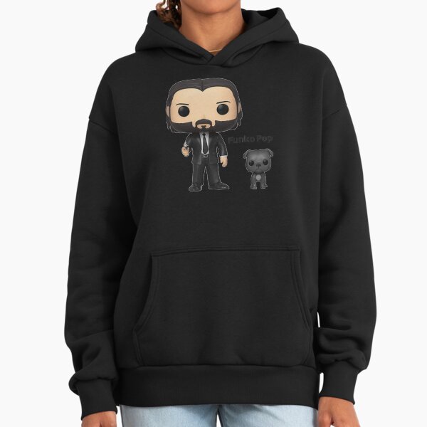 Pop Funko 580 John Wick 3 with Dog - Adult & Kids T-Shirts, Sweatshirts & Hoodies apparel design preview 1