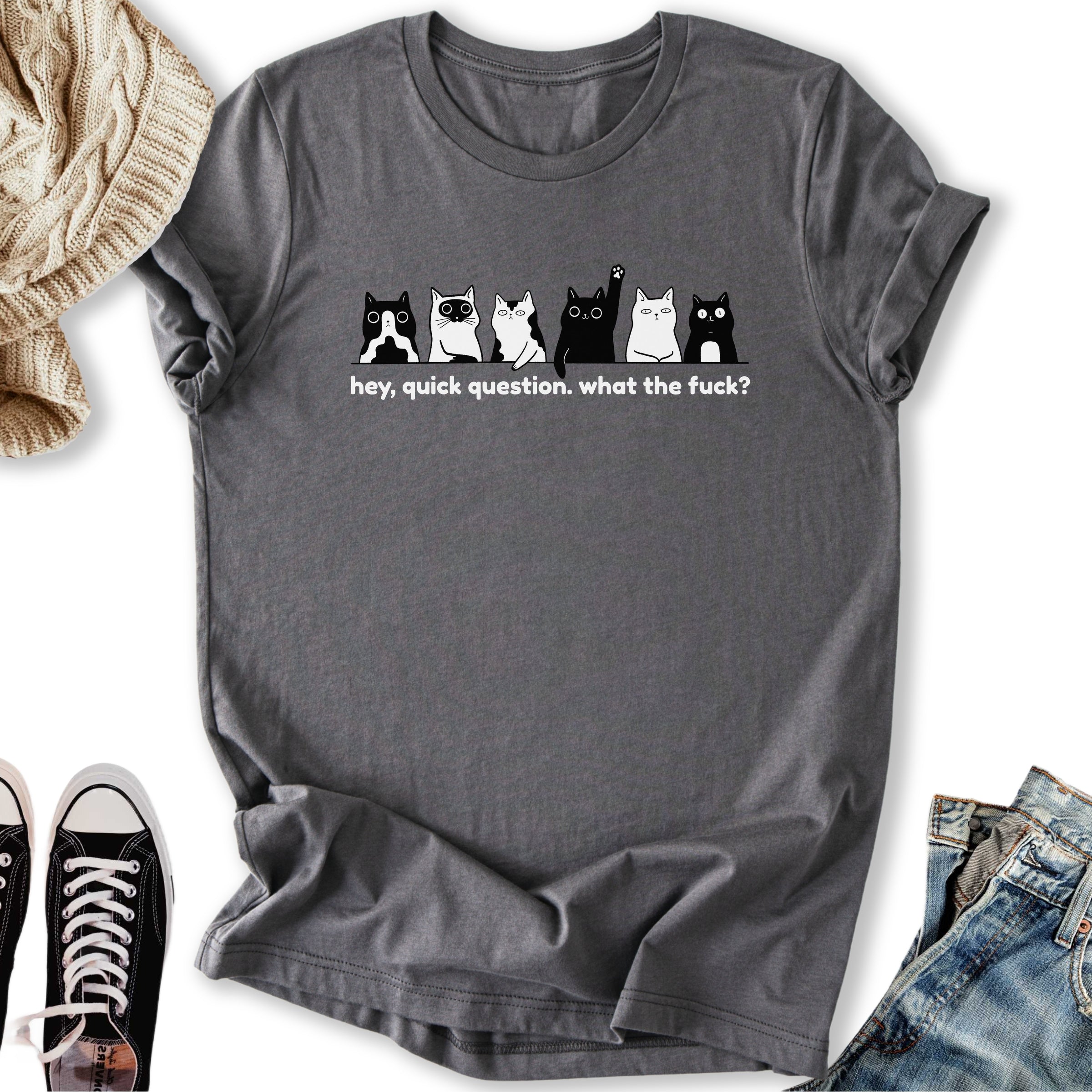 Hey Quick Question - Adult & Kids T-Shirts, Sweatshirts & Hoodies apparel design preview 2