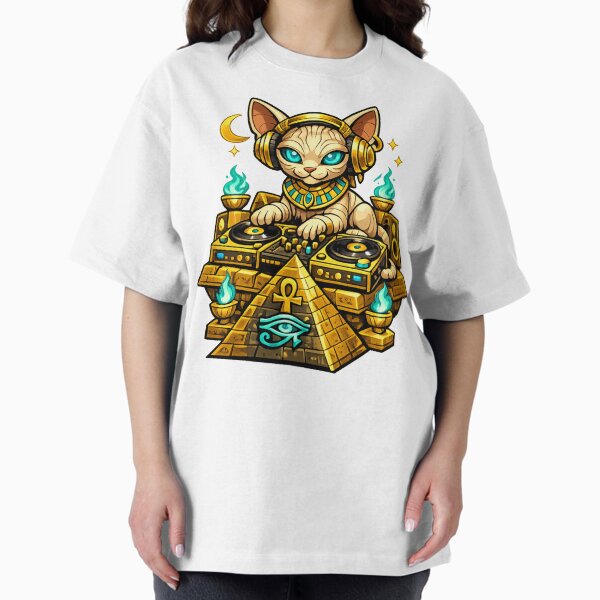 A mystical DJ from ancient Egypt - Adult & Kids T-Shirts, Sweatshirts & Hoodies apparel design preview 1