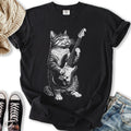 Electric Guitar Cat - Adult & Kids T-Shirts, Sweatshirts & Hoodies apparel design preview 1
